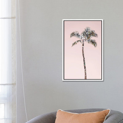 Glitter Palm Tree - Print on Canvas