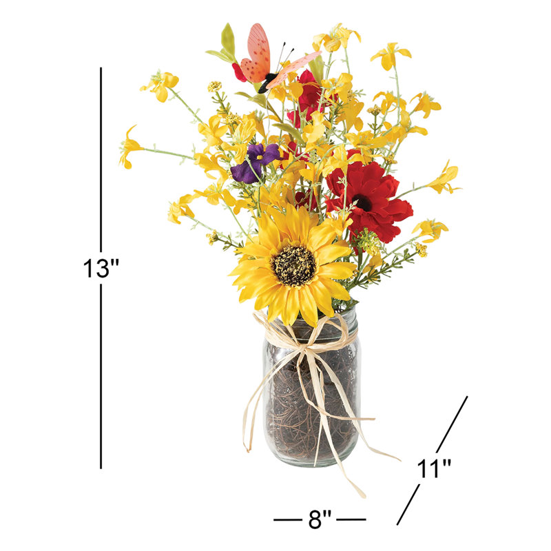 Mixed Assortment Arrangement in Jar