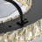 22" Hudman Dimmable Crystal Ceiling Fan with LED Lights-1964117116