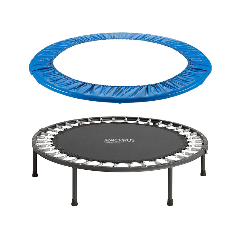 Machrus Upper Bounce Replacement Spring Pad Safety Cover - For Round Mini Rebounder Trampolines, 44", Blue
