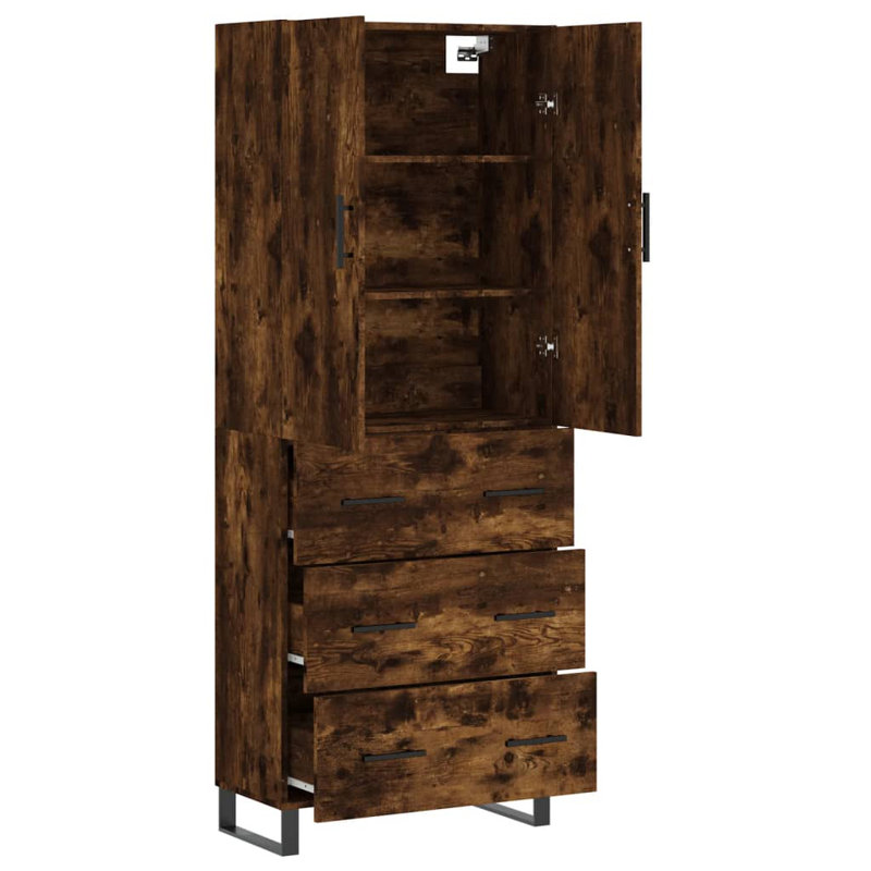 Cincinnatus 69.5cm Sideboard, Smoked Oak
