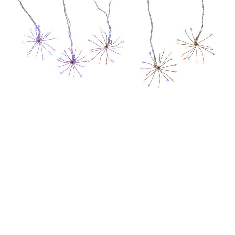 Kurt Adler 75-Light Cluster Burst Superbright LED Light Set, Multicolor