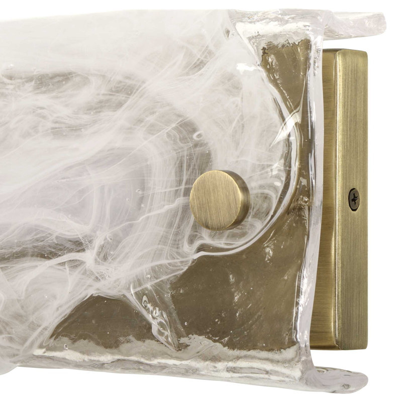 Uttermost Taffy 1 Light LED Swirl Glass Sconce