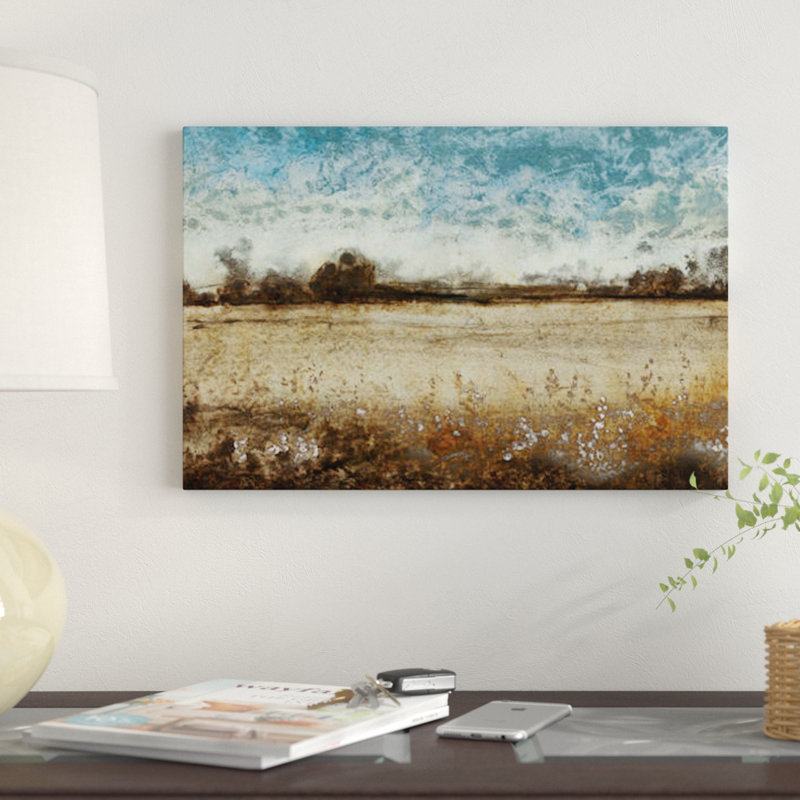 « infiniing prairies », impression sur toile, H 8 po x l 12 po x P 0,75 po
