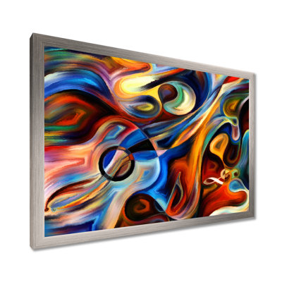 «Music», reproduction d'art sur toile abstraite