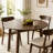 Extendable Round Folding Dining Table for 2-4 People