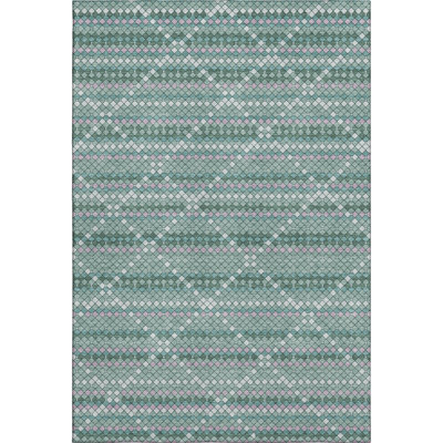 Premium Machine Washable Elize AMF1436 Lattice Rug