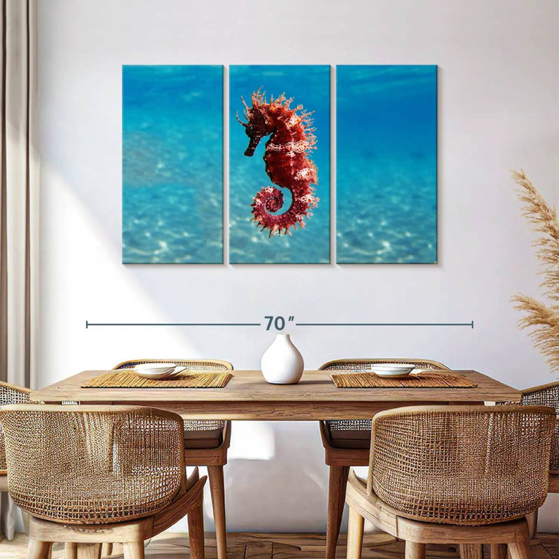 Mediterranean Seahorse, 36" H x 57" W
