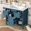 Meuble-lavabo 36 po avec lavabo en résine-55873143