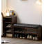 Banc de rangement Mid-Century