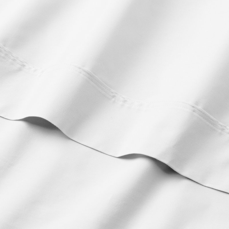 1200TC Premium Cotton-Blend Ultra-Soft Sateen Sheet Set, Star White, Queen Sheet Set with 2 Pillowcases