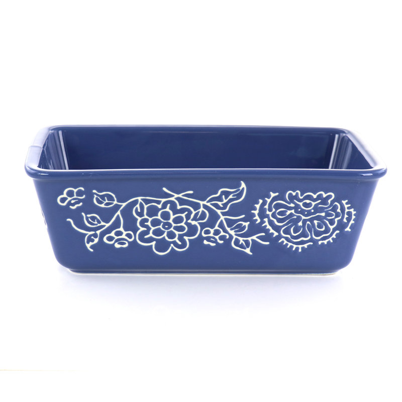 Moule à pain rectangulaire 10,25 pouces en bleu