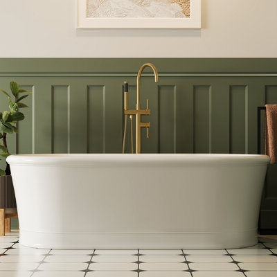 Freestanding Tub Filler with Hand Shower