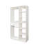 Système de placard autoportant, garde-robe autonome avec 6 tablettes ouvertes, hauteur de 74,8 po avec 1 tiroir en bois, penderie en bois avec 2 tringles de suspension, blanc