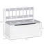Banc de rangement 27L - gris