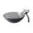 Cascade 16.5 Glass Vessel Sink with Faucet-50687256