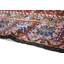 Tapis de couloir oriental rouge à motif géométrique unique 5X13