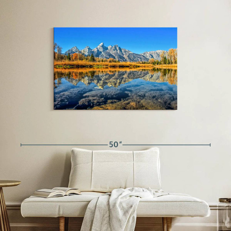 Grand Tetons d'Alvord Schwabacher Landing, H 26 po x l 39 po
