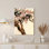 «Cherry Blossom Tree», aquarelle sur toile tendue sur toile, ensemble de 1