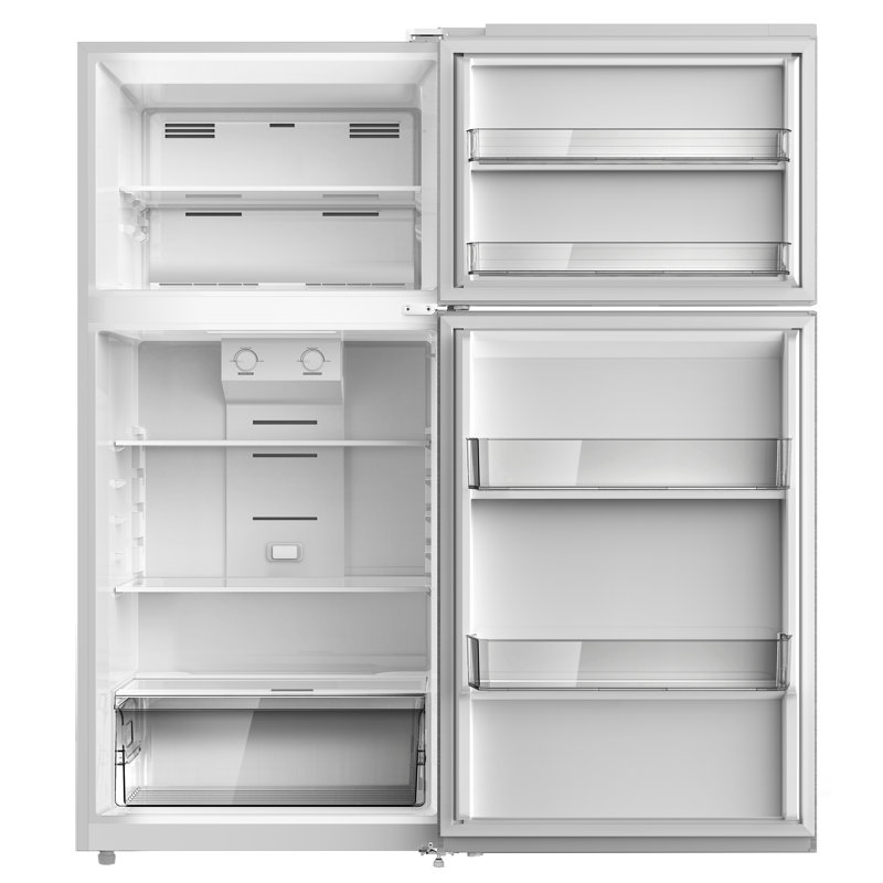 Avanti Products 28" 14.2 Cubic Feet Top Freezer Refrigerator, White