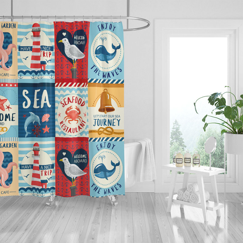 Robillard Shower Curtain, 72" H x 70" W