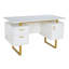 Bureau pour bureau avec tiroirs et rangement, l 51,25 po-1740002569