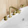 Vikran 3 Handle Deck Roman Tub Faucet with Diverter