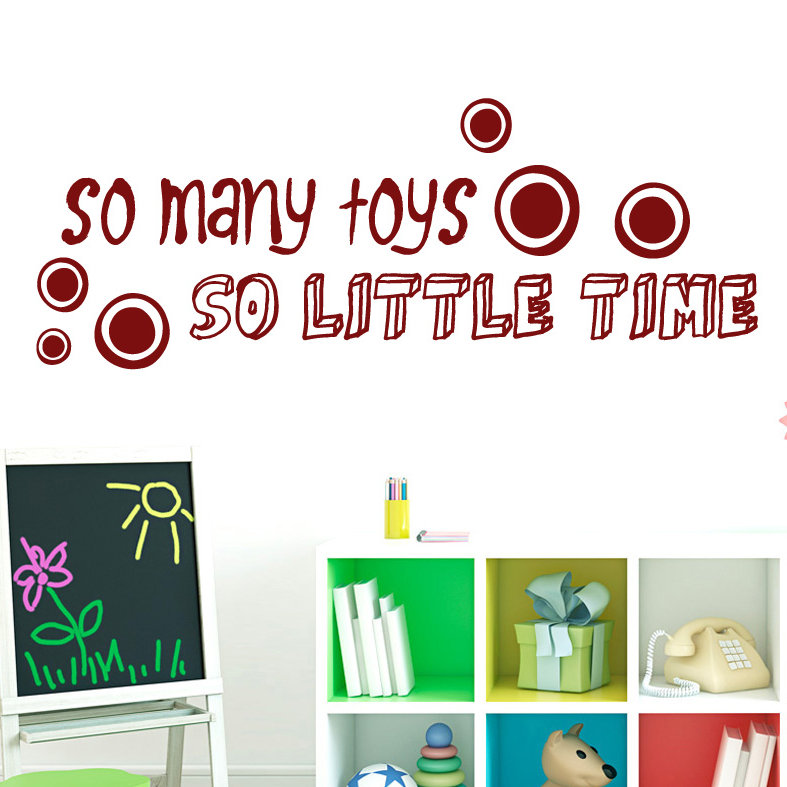 Toy Room Non-Wall Damaging, Cranberry