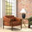 Aindrea Sabian Table Lamp - Matte Black Finish on Ceramic Body - Empire Gold Lined Hardback Shade