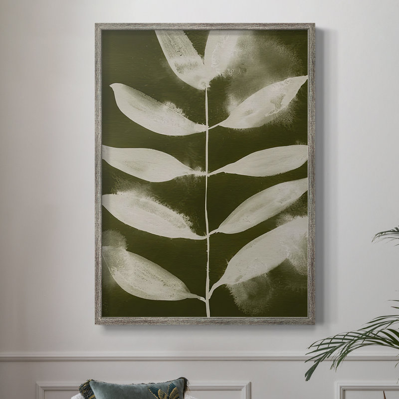 Organic Bloom V Framed Print - Solid Wood, 11" H x 9" W