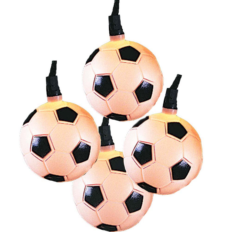 Boule de football 10 lumières de chaîne
