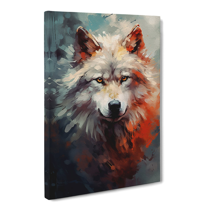 Wolf Digital - Wrapped Canvas, 50cm H x 35cm W x 3cm D