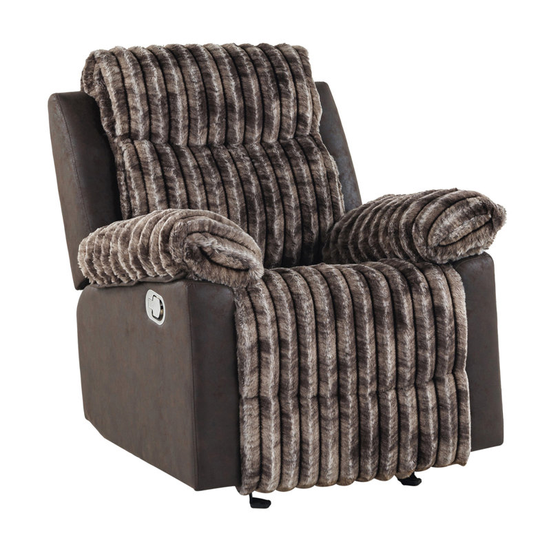Glider Recliner, Brown