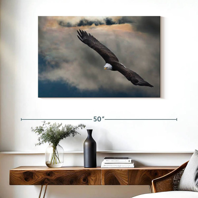 Brampt Soaring Eagle, 26" H x 39" W