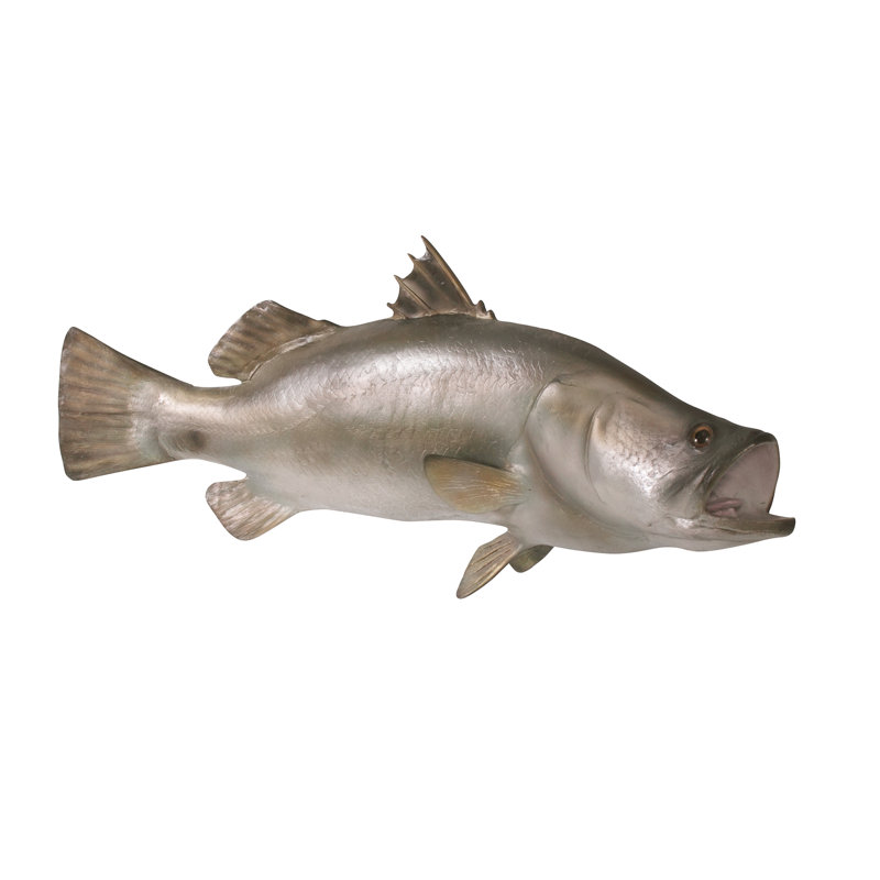 Sculpture de trophée à fixation murale barramundi