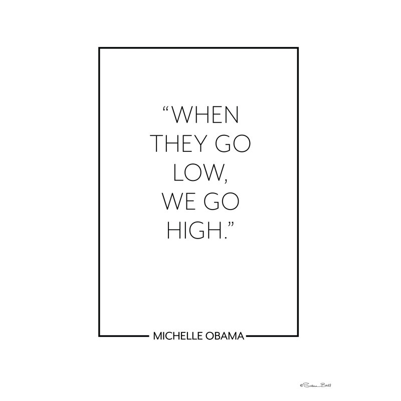 " We Go High ", 12" H x 8" W  