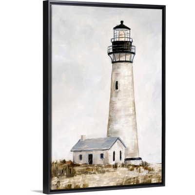 «Rustic Lighthouse II» par Ethan Harper, reproduction d'art graphique sur toile