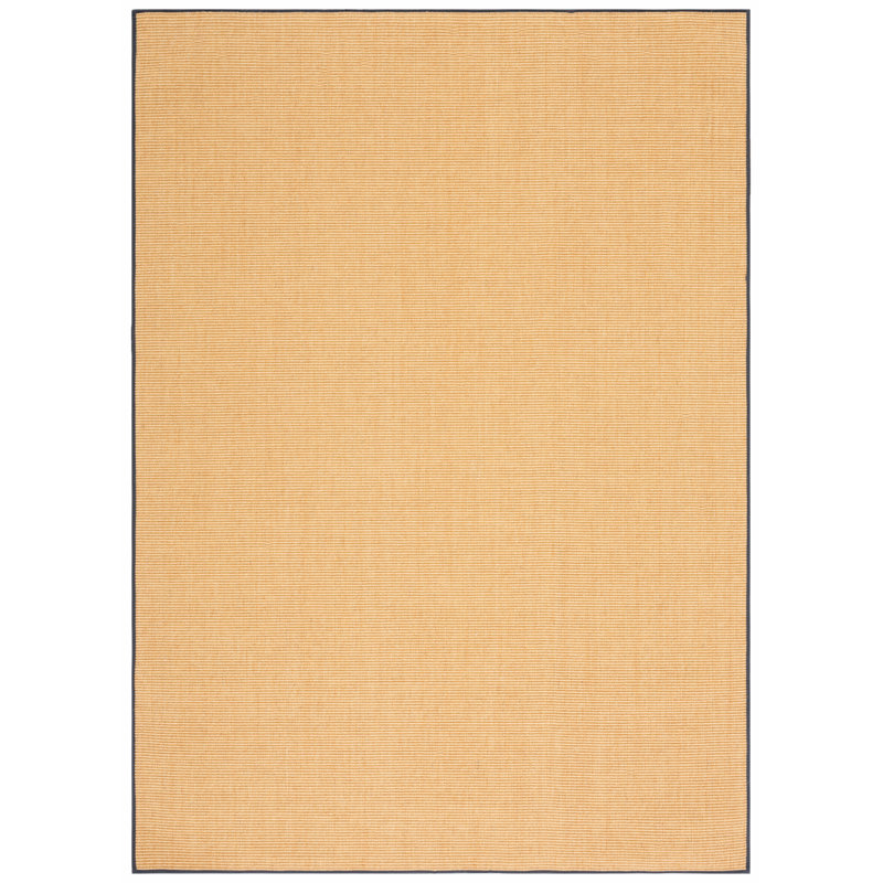 Msr9501 Martha Stewart Sisal/Jute Solid Color Rug in Natural/Gray/Ivory, Rectangle 4" x 6"