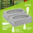23 Gallon Trash Can Two-Fold Swing Lid-87104352