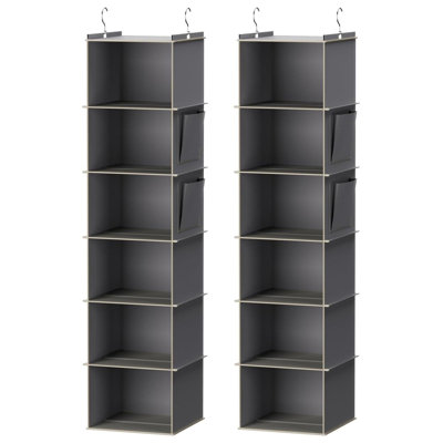 Rangement suspendu en tissu Meichelle