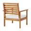 Chaise de patio avec coussins