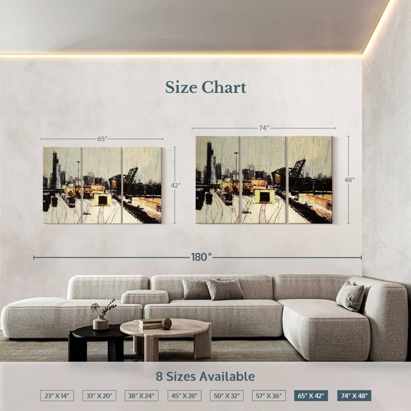 Sireci Continental Paper Co, 42" H x 65" W