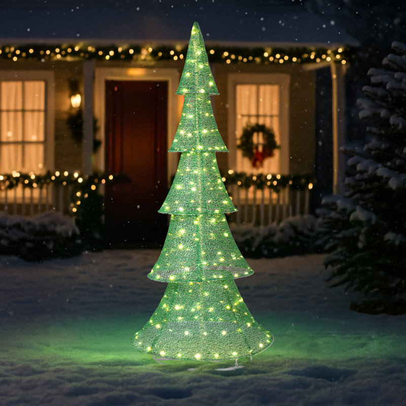 Décoration de Noël arbre de Noël éclairé 6 pi