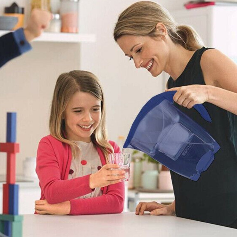 Brita Elemaris Cool Water Filter Jug And Cartridge 2.4 Litre, Blue