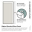58" W x 78" H Pivot Frameless Shower Door-90625994