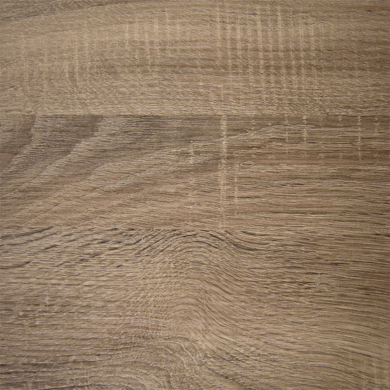 Bureau d'ordinateur, bureau personnel, coin, tiroirs de rangement, forme en L, stratifié brun, métal noir, Taupe
