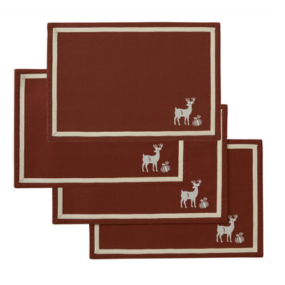 Vern Yip Cotton No Pattern Rectangle Placemat