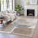 Machine Washable Indoor/Outdoor Xhevrie Mocha Rug