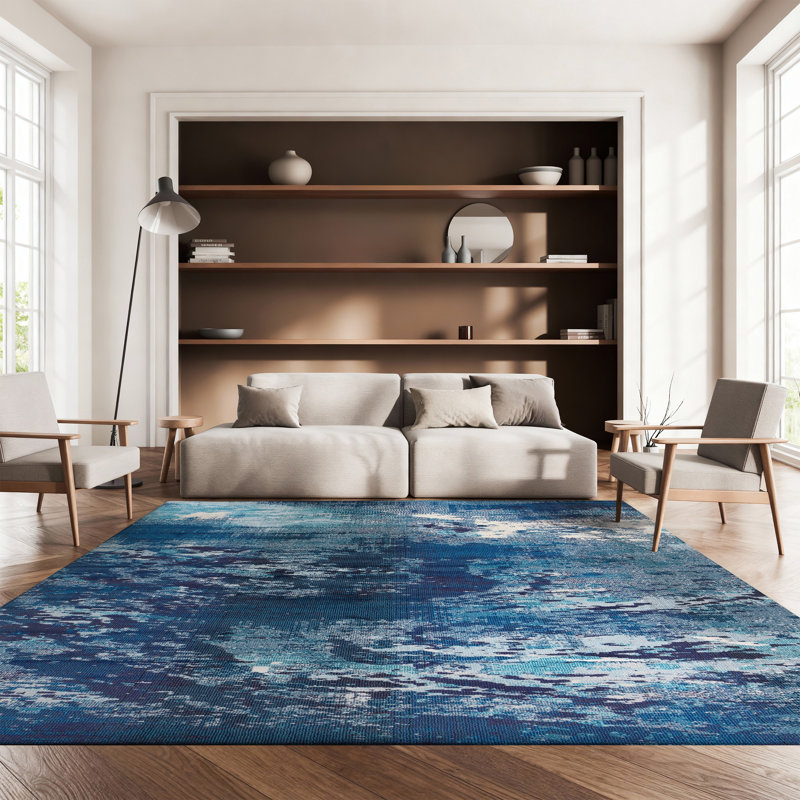 Tapis abstrait Mifflin Performance, Rectangle 8 pi x 10 pi