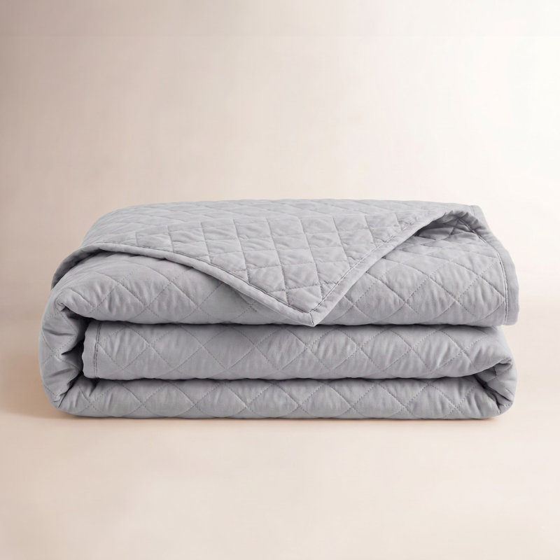 Literie Monaco, Couvre-lit pour grand lit, Bleu marine